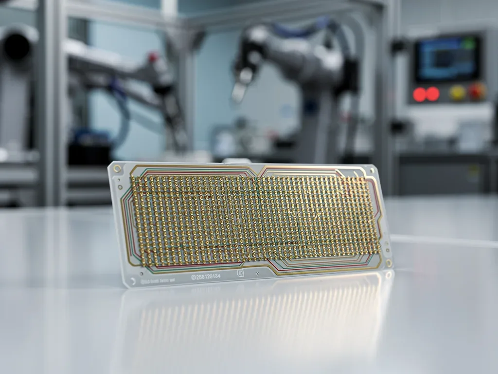 Detailed view of 128-channel neural implant technology