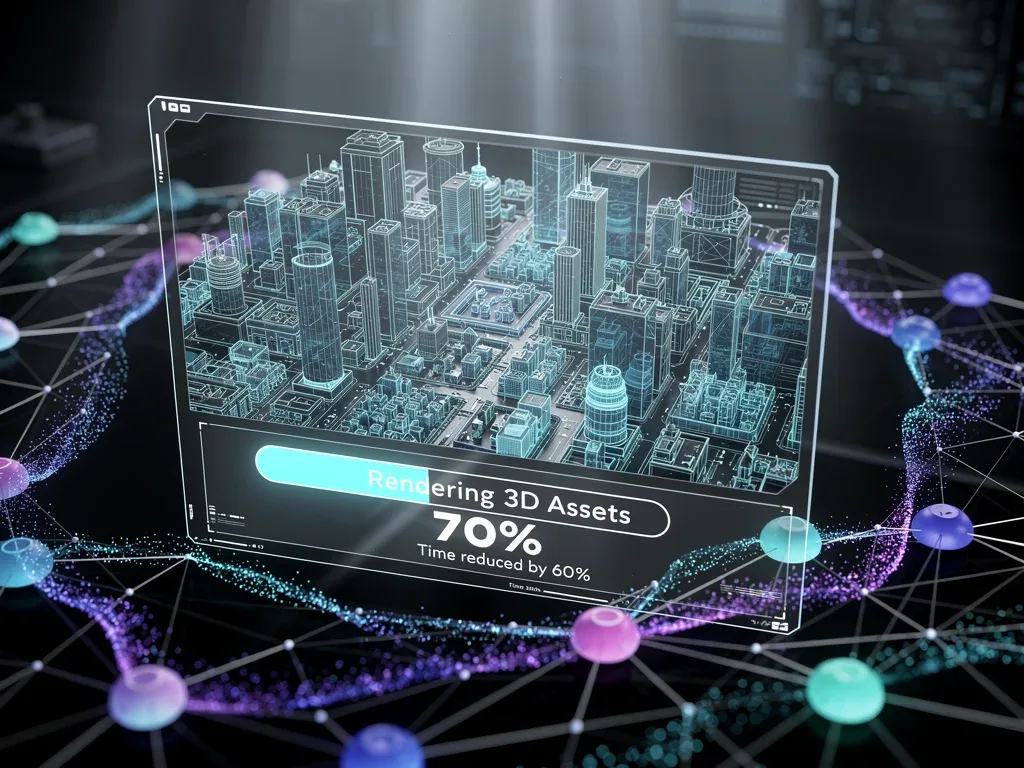 Diffusion NeRF accelerating 3D asset generation workflow