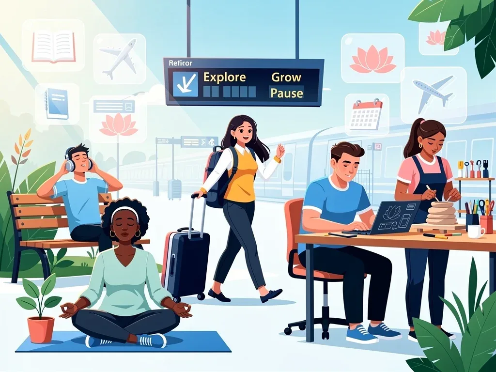 Knowledge workers embracing micro-retirements and phased sabbaticals for well-being