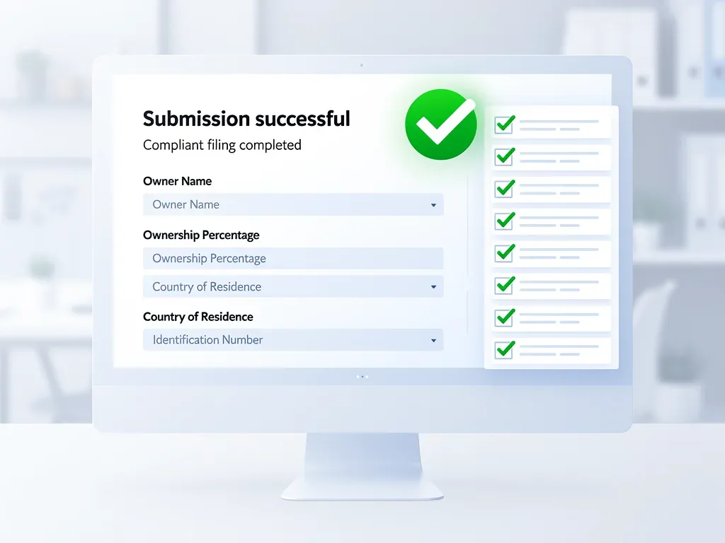 Secure online portal for Beneficial Ownership Information (BOI) filing.