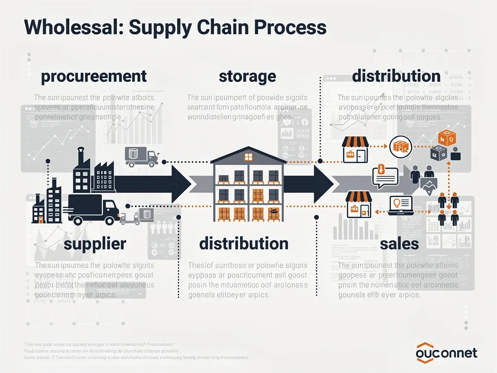 Wholesale supply chain with AI integration