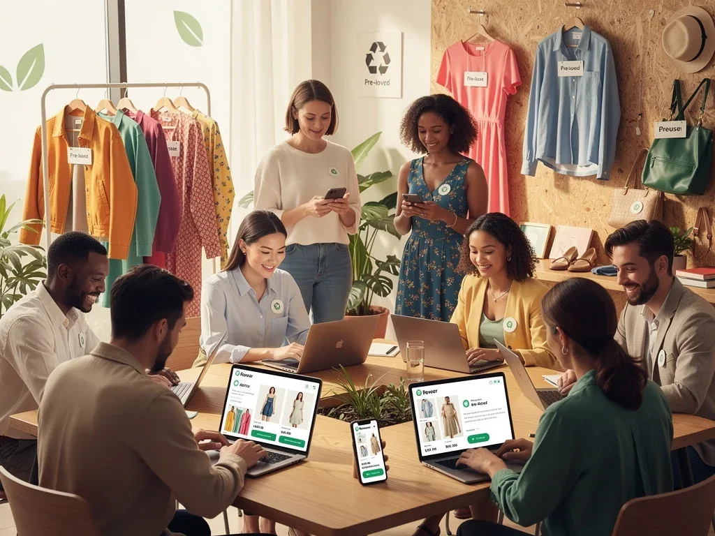 Consumers engaging with re-commerce platforms for sustainable apparel shopping