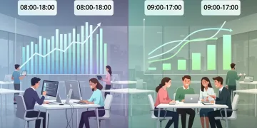 Comparative infographic of 4-day compressed vs 32-hour workweek models